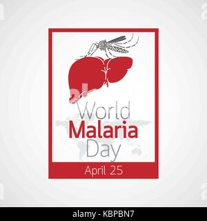 World Malaria Day vector icon illustration Stock Vector