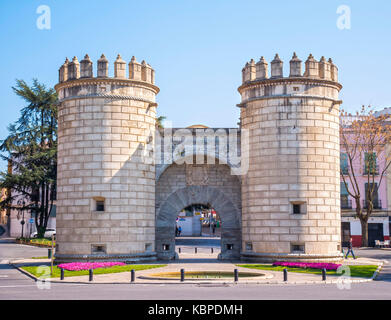 Puerta de Palmas. Badajoz ciudad. Extremadura. España Stock Photo