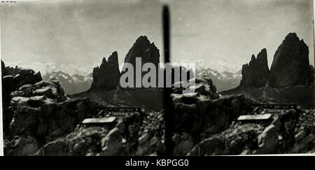 Standpunkt Toblingerknoten, Ausblick gegen Paternsattel und Zinnen. (BildID 15425859) Stock Photo