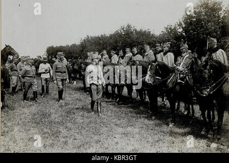 Besichtigung der Divisionskavallerie der 15 Infanteriedivision durch Erzherzog Karl am 24.8.1916 (BildID 15549957) Stock Photo