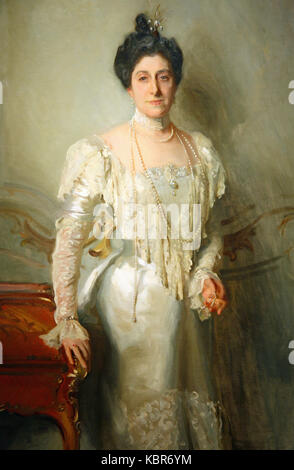 Mrs. Asher B. Wertheimer by John Singer Sargent, 1898, New Orleans Museum of Art Stock Photo