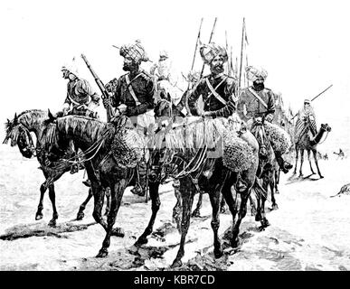 Photograph of the Bengal Lancers (Indian Colonial Troops) parading ...