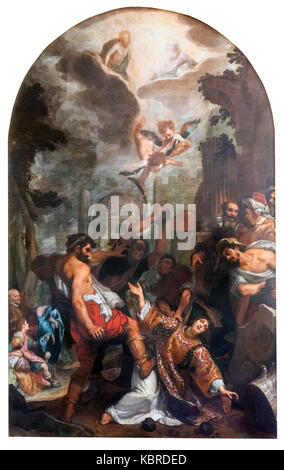 The  Martyrdom of Saint Stephen by Cigoli (Lodovico Cardi - 1559-1613), oil on canvas, 1597. Stock Photo