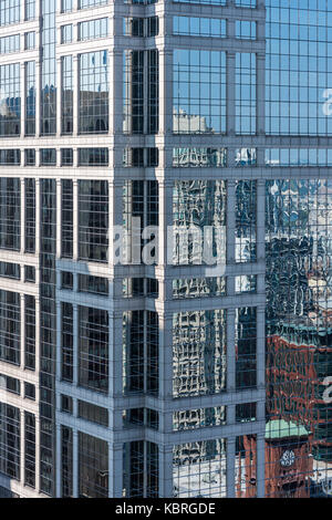 Abstract detail of downtown commercial building in Seattle, WA Stock ...