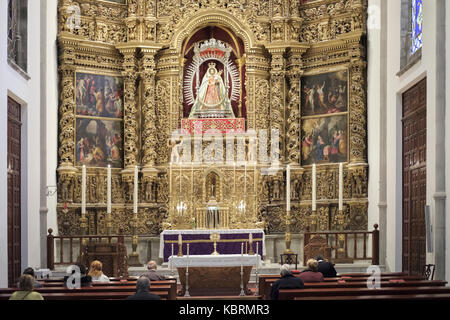 La Laguna Cathedral c1915 or La Catedral de Nuestra Senora de los Remedios, San Cristobal de La Laguna, Tenerife, Canary Islands, Spain, Stock Photo