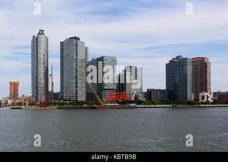 Pepsi Cola sign in Long Island City Stock Photo