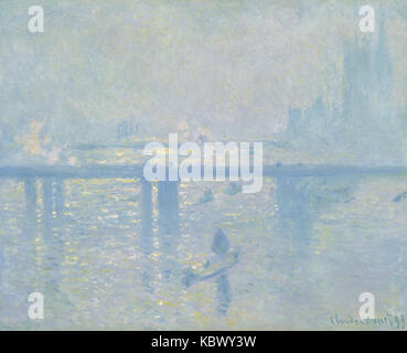 Claude Monet   Charing Cross Bridge Stock Photo