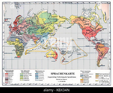 World map of the most spoken languages in the world and infographics of ...