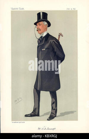 Squire Bancroft, Vanity Fair, 1891 06 13 Stock Photo