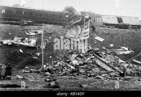 Borki train disaster 3 Stock Photo