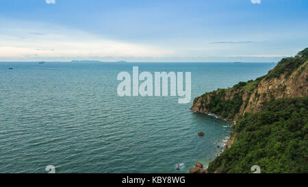 aerial view of  Cape in Thailand . Stock Photo