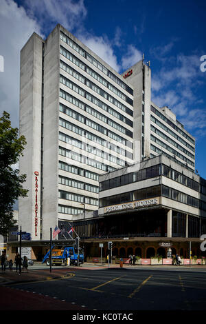 Modernist Manchester Primer House housing Renaissance's Hotel by Marriott on Deansgate Stock Photo