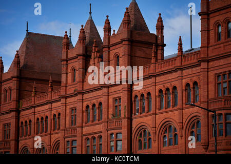 Grade II listed Red brick Duckworth's Essence Factory, Old Trafford built 1896 for Duckworth and Co architects Briggs and Wostenholme of Blackburn Stock Photo