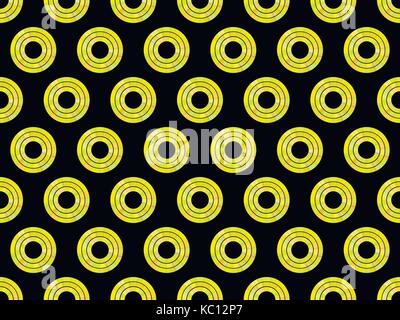 Seamless pattern with circles. Bright mosaic circles. Vector illustration Stock Vector