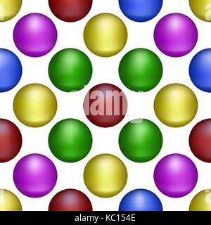 Multicolored balls form the background Stock Vector