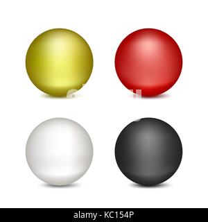 Colored balloons on a white background Stock Vector