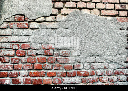 beautifully degraded red brick wall, photoarkive Stock Photo