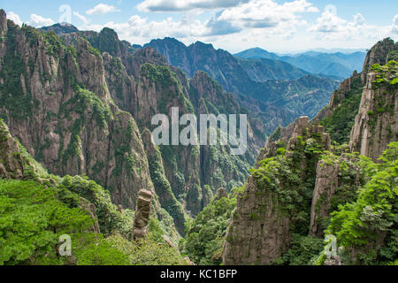 Xihai Grand Canyon, Yellow Mountain, Huangshan, China Stock Photo