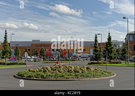 Norfolk and Norwich University Hospital, Norwich,UK. An NHS hospital Stock Photo