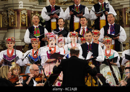 Song and Dance Ensemble 'Silesia'Zespół Pieśni i Tańca 'Śląsk' im. Stanisława Hadyny Stock Photo