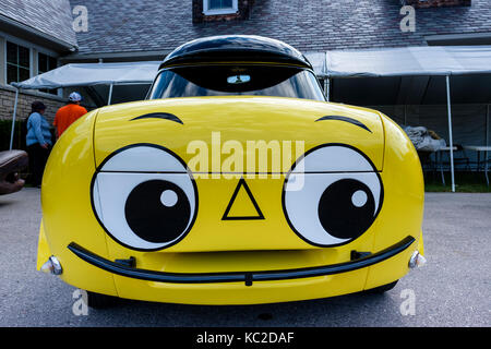 Mr. Beep The Talking Car, customized car used by BP Oil Company of Canada for a schoolchildren road safety program in the 50's/60's in Ontario/Quebec. Stock Photo