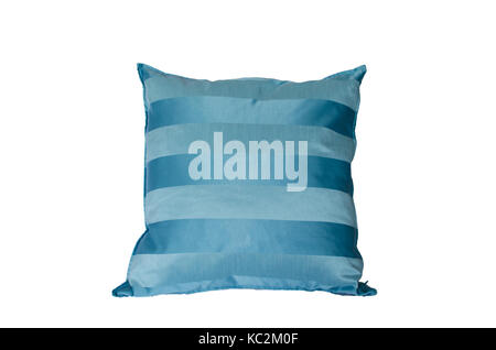 Yellow pillows isolated on white background. Stock Photo