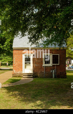 Mathews County Courthouse, Courthouse Square, Mathews, Virginia Stock
