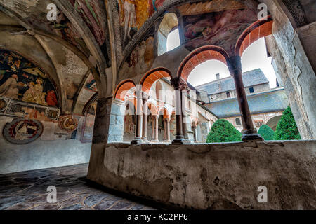 The cloister of the Cathedral of Bressanone, Brixen, Shout Tyrol, Italy Stock Photo