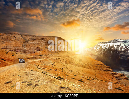 Road in Himalayas Stock Photo