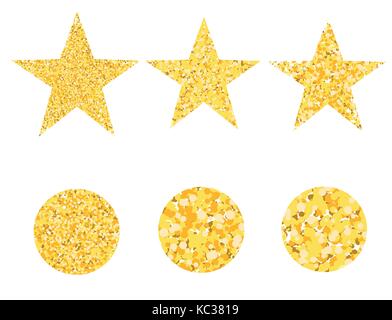 Vector luxury gold star. Element for advertising poster for restaurant, boutique and cafe, jewelry, fashion and party. Flat cartoon vector illustratio Stock Vector