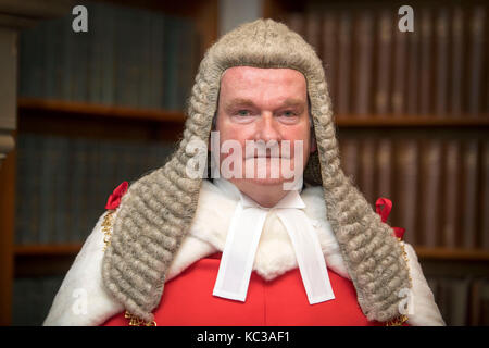 The new Lord Chief Justice, Sir Ian Burnett, at the Royal Courts of ...