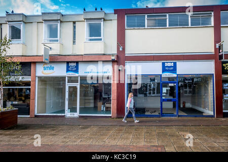 The town centre in Waterlooville, Hampshire Stock Photo