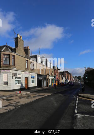 Monifieth street scene Angus Scotland  September 2017 Stock Photo