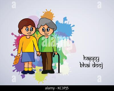 how to draw bhai dooj,bhai phonta drawing for kids,bhau beej drawing,happy  diwali drawing,kali puja - YouTube