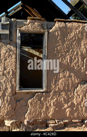 Adobe Ruins in New Mexico Stock Photo