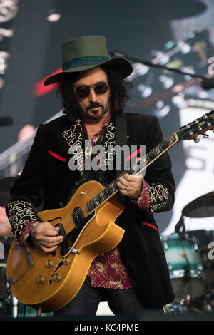 May 27, 2017 - May 27, 2017 - Napa, California, USA - Tom Petty & The Heartbreakers perform live at BottleRock Festival. (Credit Image: © Jerome Brunet/ZUMA Wire) Stock Photo