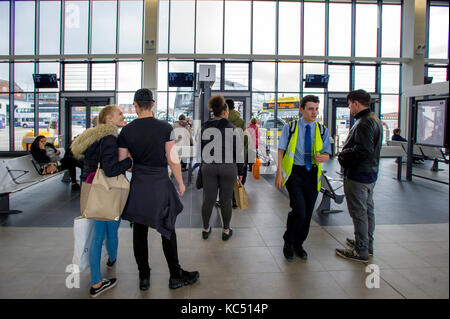 The new Bolton Interchange bus and rail station. Picture by Paul Heyes, Monday September 05, 2017. Stock Photo