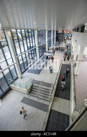 The new Bolton Interchange bus and rail station. Picture by Paul Heyes, Monday September 05, 2017. Stock Photo