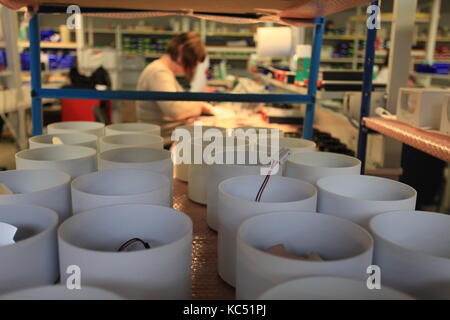 Electronic Assembly Line In A Manufacturing Plant Stock Photo Alamy