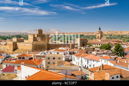 Alcazaba, Catedral de la Encarnación de Guadix Guadix, Marquesado Region, Granada Province, Andalusia, Spain Stock Photo