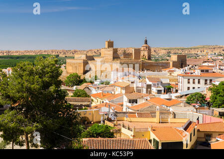 Alcazaba, Tower Catedral de la Encarnación de Guadix, Guadix, Marquesado Region, Granada Province, Andalusia, Spain Stock Photo