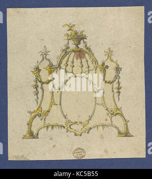 Overmantle, in Chippendale Drawings, Vol. I, Thomas Chippendale, ca. 1753–54 Stock Photo
