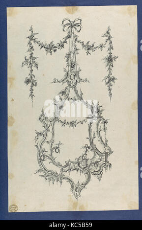 Sconce, in Chippendale Drawings, Vol. I, Thomas Chippendale, ca. 1753–54 Stock Photo
