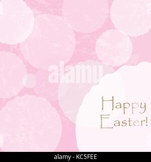 Happy Easter Greeting Card. Vector Illustration Stock Vector
