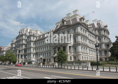 Eisenhower Executive Office Building (southwest corner), formerly the Old Executive Office Building, Washington, DC. Stock Photo