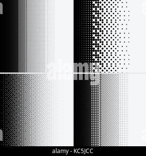 Halftone dots on white background Stock Vector