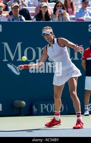 Garbiñe Muguruza (ESP) competing at the 2017 US Open Tennis Championships. Stock Photo