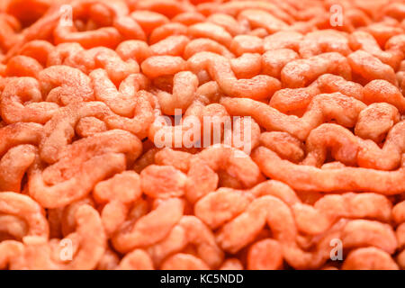Closeup Ground Beef Full Frame Stock Photo