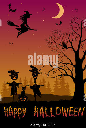 Holiday Halloween Background Stock Photo