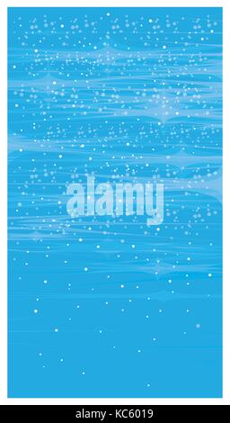 Abstract blue background, snowy pattern Stock Vector